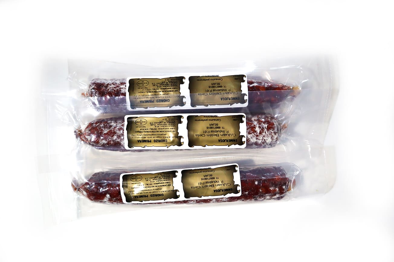 CHORIZO VELITA IBÉRICA PRIMERA AL VACIO