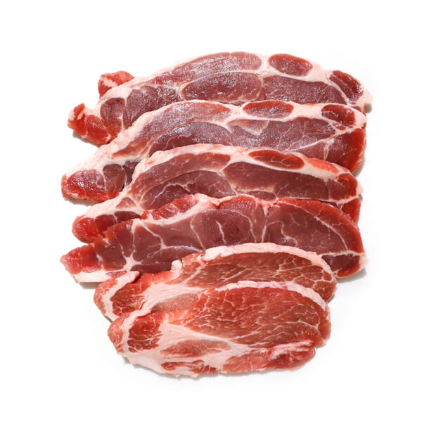 CHULETAS DE CABECERO DE CERDO