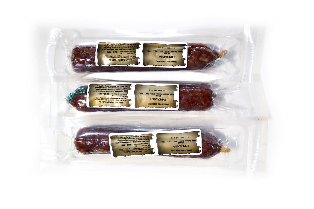 SALCHICHON VELITA IBÉRICA PRIMERA AL VACIO